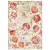 Rizspapír A4, Casa Granada gránátalmák és levelek / Stamperia Rice Paper (1 ív)