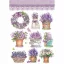 Rizspapír A4, Provence vázák / Stamperia Rice Paper (1 ív)