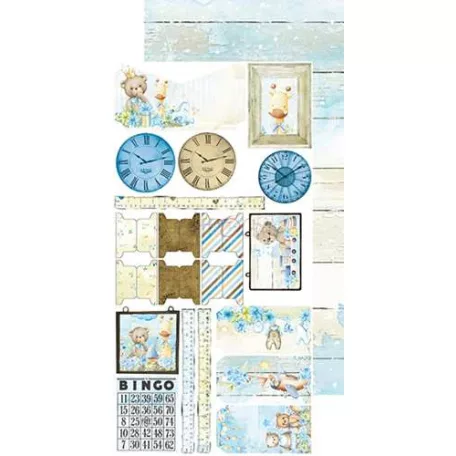 Junk Journal Set , Hello Little Boy / Craft O'Clock Mixed Media (1 csomag)