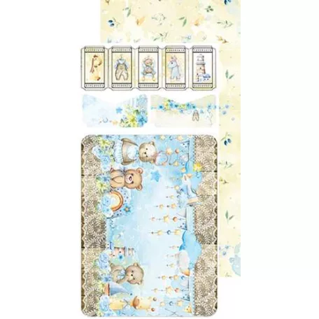 Junk Journal Set , Hello Little Boy / Craft O'Clock Mixed Media (1 csomag)