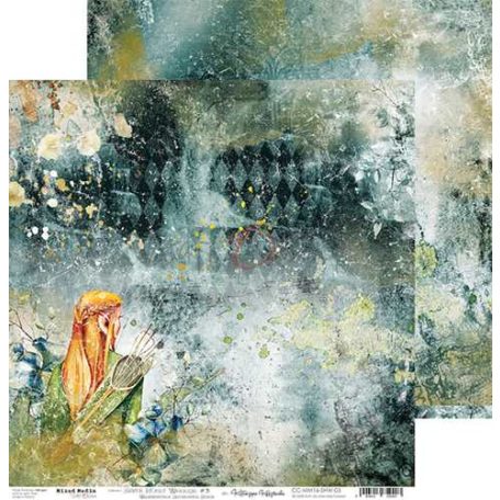 Papírkészlet 12" (30 cm), Silver Heart Warrior / Craft O'Clock Paper Collection Set (1 csomag)