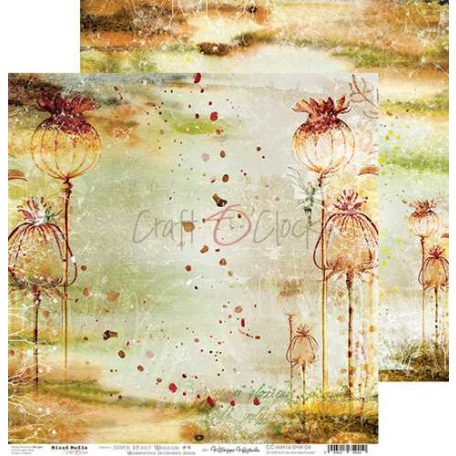 Papírkészlet 12" (30 cm), Silver Heart Warrior / Craft O'Clock Paper Collection Set (1 csomag)