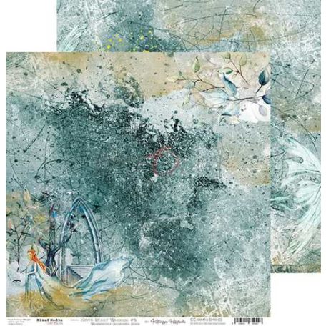 Papírkészlet 12" (30 cm), Silver Heart Warrior / Craft O'Clock Paper Collection Set (1 csomag)