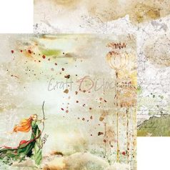   Papírkészlet 8" (20 cm), Silver Heart Warrior / Craft O'Clock Paper Collection Set (1 csomag)