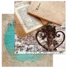 Papírkészlet 12" (30 cm), Kollekció Around the world/ AB Studio scrapbooking paper (8 lap)