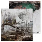 Papírkészlet 12" (30 cm), Kollekció Follow the Rabbit/ AB Studio scrapbooking paper (8 lap)