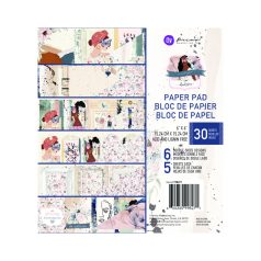  Papírkészlet 6" (15 cm), Indigo / Prima Marketing Paper Pad (30 lap)