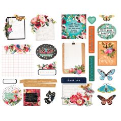   Matrica , Painted Floral / Prima Marketing Stickers (1 csomag)