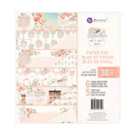   Papírkészlet 8" (20 cm), Peach Tea / Prima Marketing Paper Pad (30 lap)