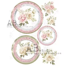   Rizspapír A4, So much LOVE 0528/ AB studio Rice paper (1 ív)