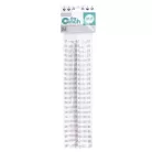 Fém albumspirál 1,9 cm, Silver / We R Memory Keepers Cinch (2 db)