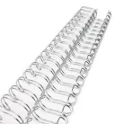 Fém albumspirál 1,9 cm, Silver / We R Memory Keepers Cinch (2 db)