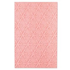   Domborító mappa , Geometric Flowers / Sizzix 3-D Textured Impressions Embossing Folder (1 csomag)