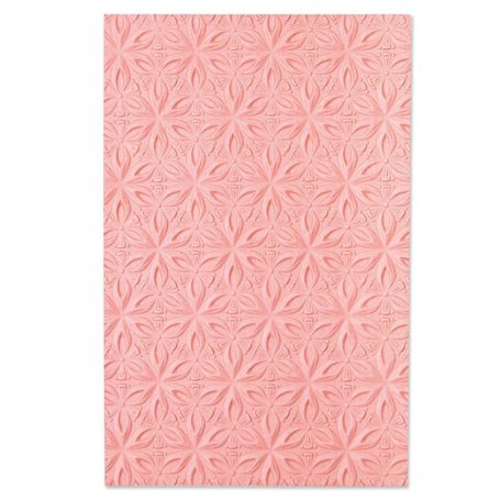 Domborító mappa , Geometric Flowers / Sizzix 3-D Textured Impressions Embossing Folder (1 csomag)