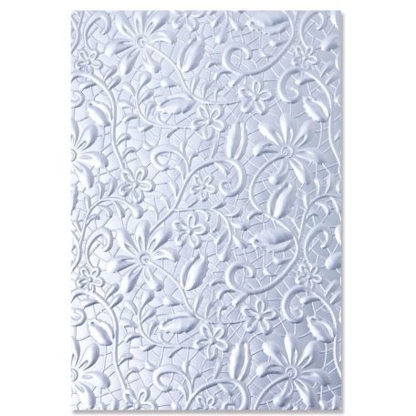 Domborító mappa , Lacey / Sizzix 3-D Textured Impressions Embossing Folder (1 csomag)