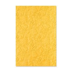  Domborító mappa , Folder Celebrate / Sizzix 3-D Textured Impressions Embossing Folder (1 csomag)