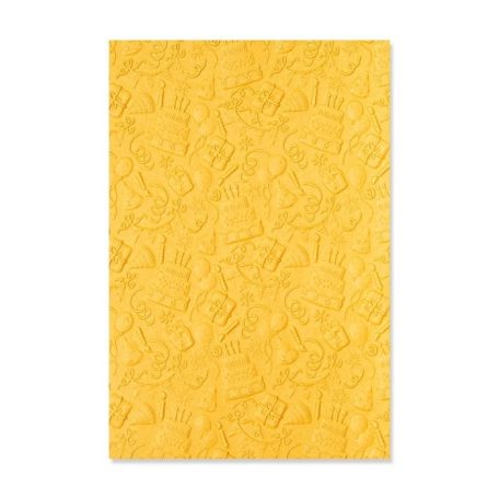 Domborító mappa , Folder Celebrate / Sizzix 3-D Textured Impressions Embossing Folder (1 csomag)