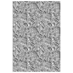   Domborító mappa , Folder Celebrate / Sizzix 3-D Textured Impressions Embossing Folder (1 csomag)