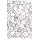 Domborító mappa , Vintage Buttons / Sizzix 3-D Textured Impressions Embossing Folder (1 csomag)
