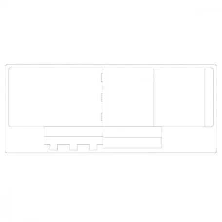 SIZZIX vágósablon, Phone Stand / Sizzix ScoreBoards XL Die (1 csomag)