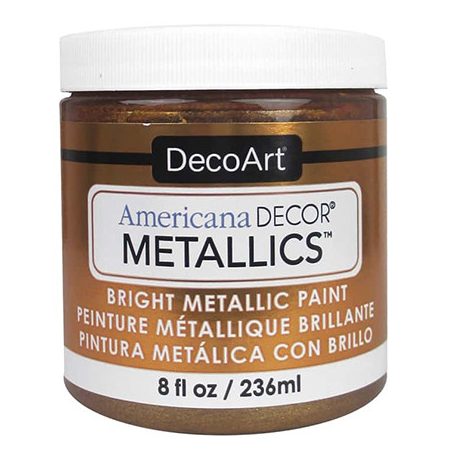 Metál dekor festék 236 ml, Metallics Bronze / Americana Decor Metallics (1 db)