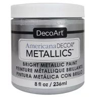   Metál dekor festék 236 ml, Metallics Sterling Silver / Americana Decor Metallics (1 db)