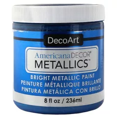   Metál dekor festék 236 ml, Metallics Sapphire / Americana Decor Metallics (1 db)