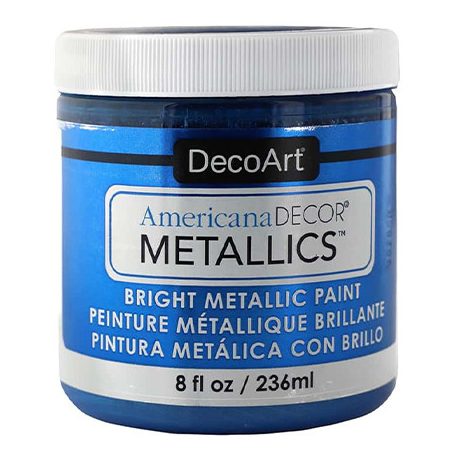 Metál dekor festék 236 ml, Metallics Sapphire / Americana Decor Metallics (1 db)
