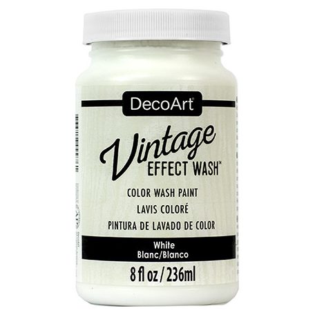 Vintage hatású dekor festék 236 ml - White - Americana Decor Vintage Effect Wash (1 db)