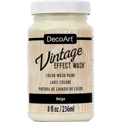   Vintage hatású dekor festék 236 ml - Beige - Americana Decor Vintage Effect Wash (1 db)
