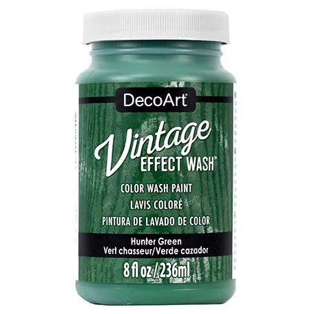 Vintage hatású dekor festék 236 ml - Hunter Green - Americana Decor Vintage Effect Wash (1 db)