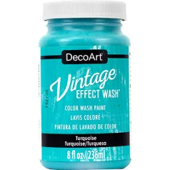  Vintage hatású dekor festék 236 ml - Turquoise - Americana Decor Vintage Effect Wash (1 db)