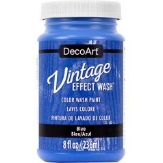   Vintage hatású dekor festék 236 ml - Blue - Americana Decor Vintage Effect Wash (1 db)