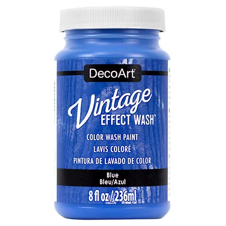 Vintage hatású dekor festék 236 ml - Blue - Americana Decor Vintage Effect Wash (1 db)