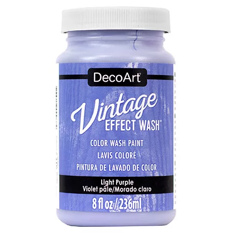 Vintage hatású dekor festék 236 ml - Light Purple - Americana Decor Vintage Effect Wash (1 db)