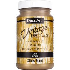   Vintage hatású dekor festék 236 ml - Gold - Americana Decor Vintage Effect Wash (1 db)