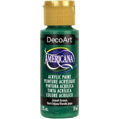   Akrilfesték - matt 59 ml, Jewel Green / DecoArt Americana® Acrylics (1 db)