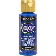   Akrilfesték - matt 59 ml, Vivid Blue / DecoArt Americana® Acrylics (1 db)