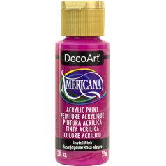   Akrilfesték - matt 59 ml, Joyful Pink / DecoArt Americana® Acrylics (1 db)