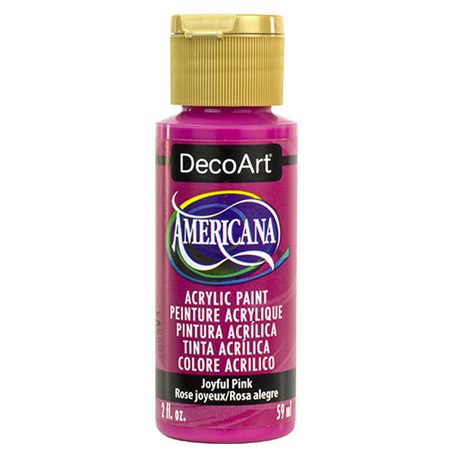 Akrilfesték - matt 59 ml, Joyful Pink / DecoArt Americana® Acrylics (1 db)