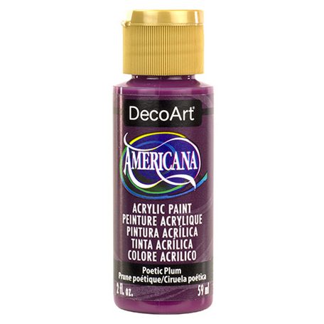 Akrilfesték - matt 59 ml, Poetic Plum / DecoArt Americana® Acrylics (1 db)