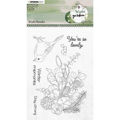   Szilikonbélyegző , Winter branches Winter Garden nr. 160 / SL Clear Stamp (1 csomag)