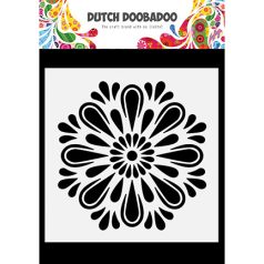 Stencil 150x150mm, Mandala Square 2 / DDBD Mask Art (1 db)