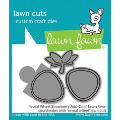   Vágósablon LF2820, Reveal Wheel Strawberries Add-On / Lawn Cuts Custom Craft Die (1 csomag)