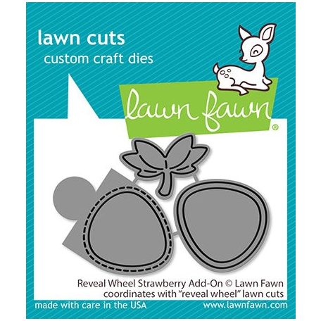 Vágósablon LF2820, Reveal Wheel Strawberries Add-On / Lawn Cuts Custom Craft Die (1 csomag)