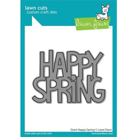 Vágósablon LF2802, Giant Happy Spring / Lawn Cuts Custom Craft Die (1 csomag)