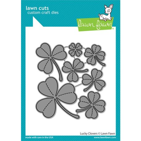 Vágósablon LF2813, Lucky Clovers / Lawn Cuts Custom Craft Die (1 csomag)