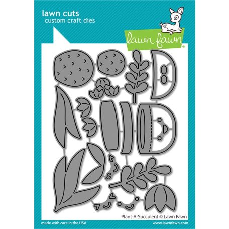 Vágósablon LF2805, Plant-a-Succulent / Lawn Cuts Custom Craft Die (1 csomag)