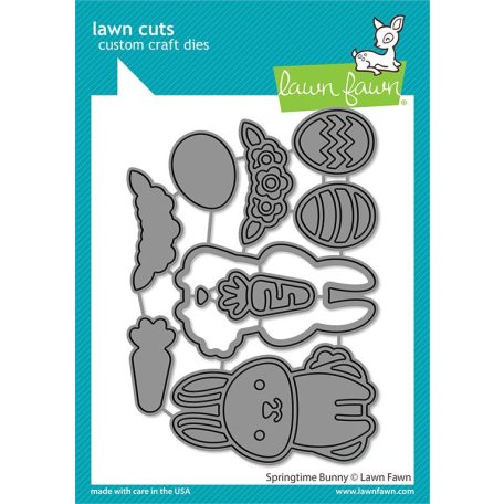 Vágósablon LF2806, Springtime Bunny / Lawn Cuts Custom Craft Die (1 csomag)