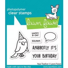   Szilikonbélyegző LF2788, Year Twelve / Lawn Fawn Clear Stamps (1 csomag)
